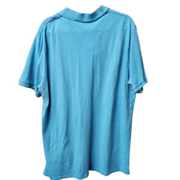 Polo Ralph Lauren Men’s XL Short Sleeve Blue Casual Polo Shirt Textured Pony - Picture 5 of 8